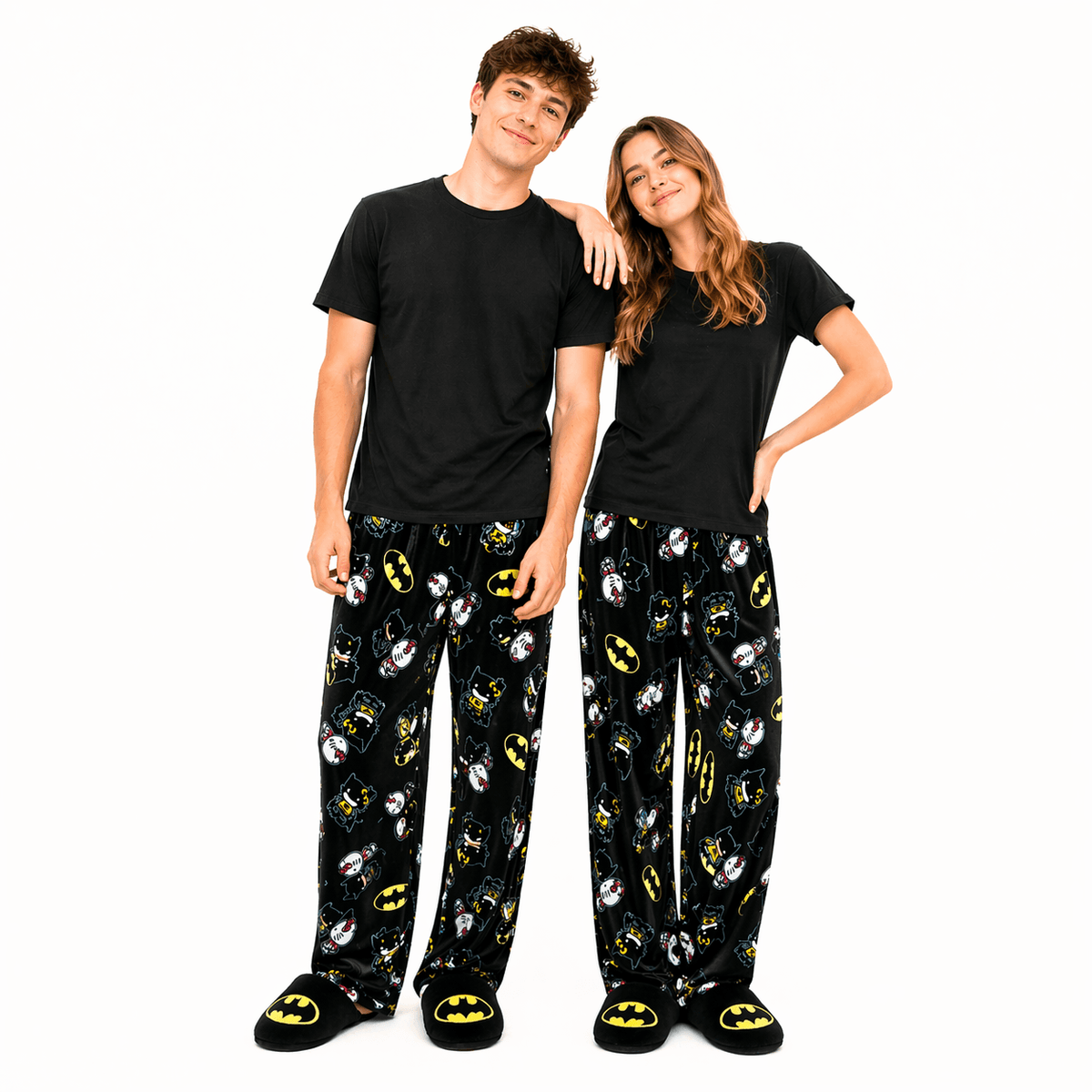 Hello Kitty x Batman Pajama Pants | Matching Couple PJs – Snuggle Heaven