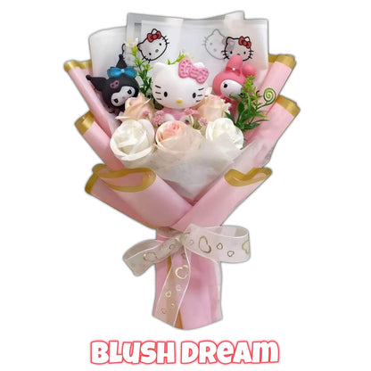 Kawaii Blossom Flower Bouquet - Snuggle Heaven