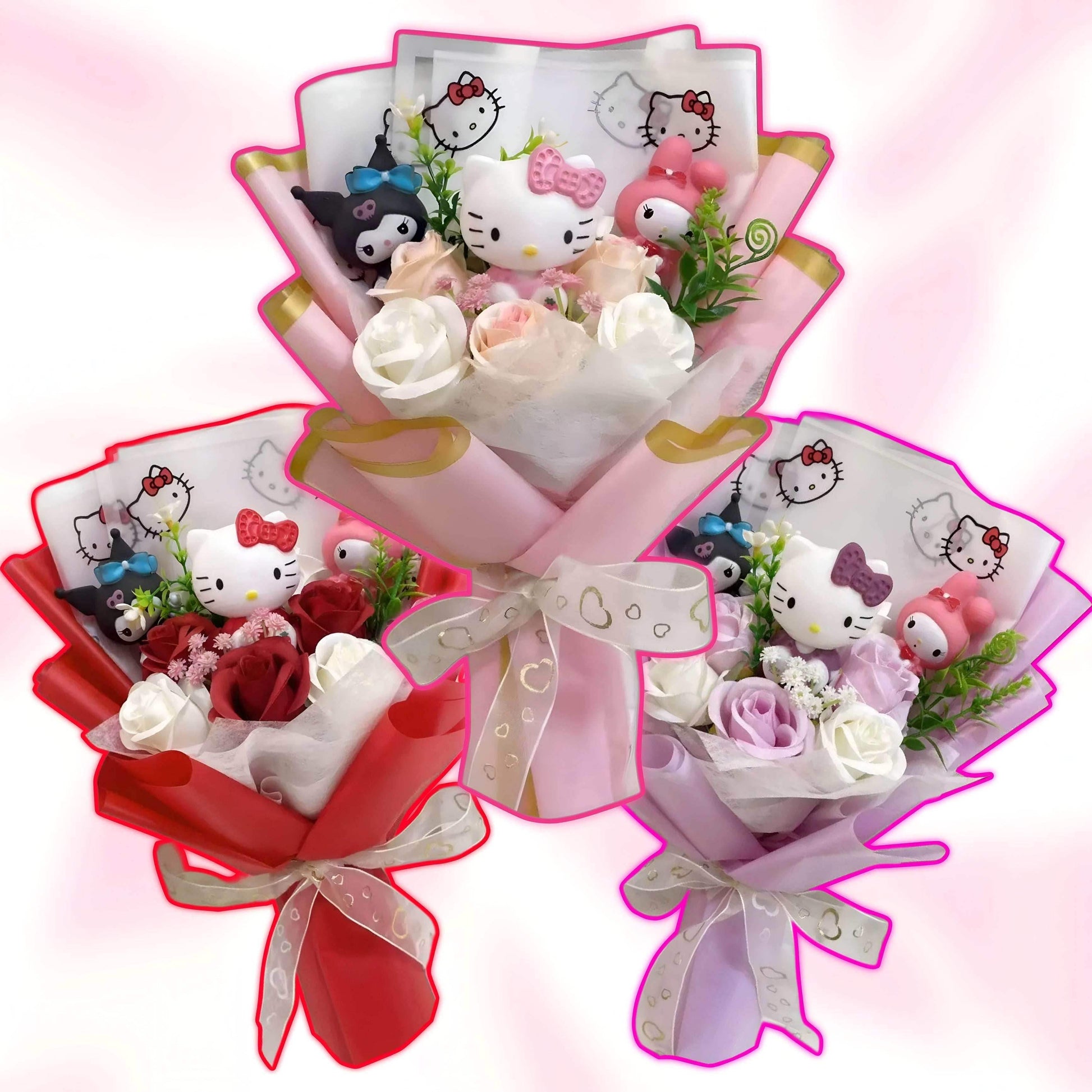 Kawaii Blossom Flower Bouquet - Snuggle Heaven