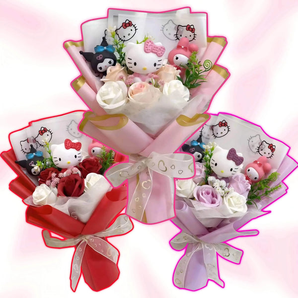 Kawaii Blossom Flower Bouquet Bouquets