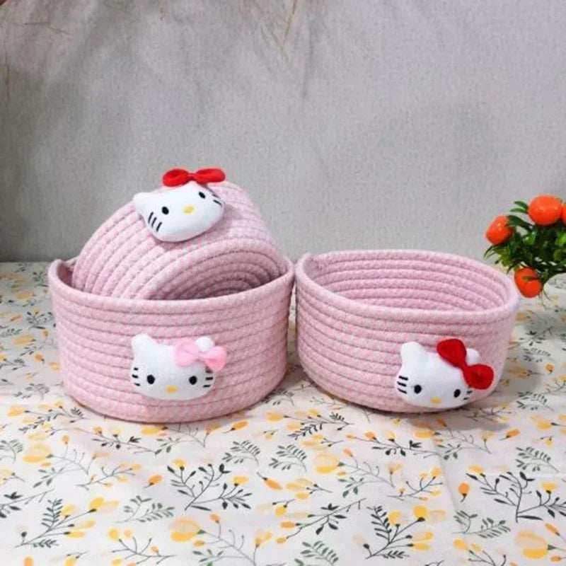 Kawaii Hello Kitty Love Baskets - Snuggle Heaven