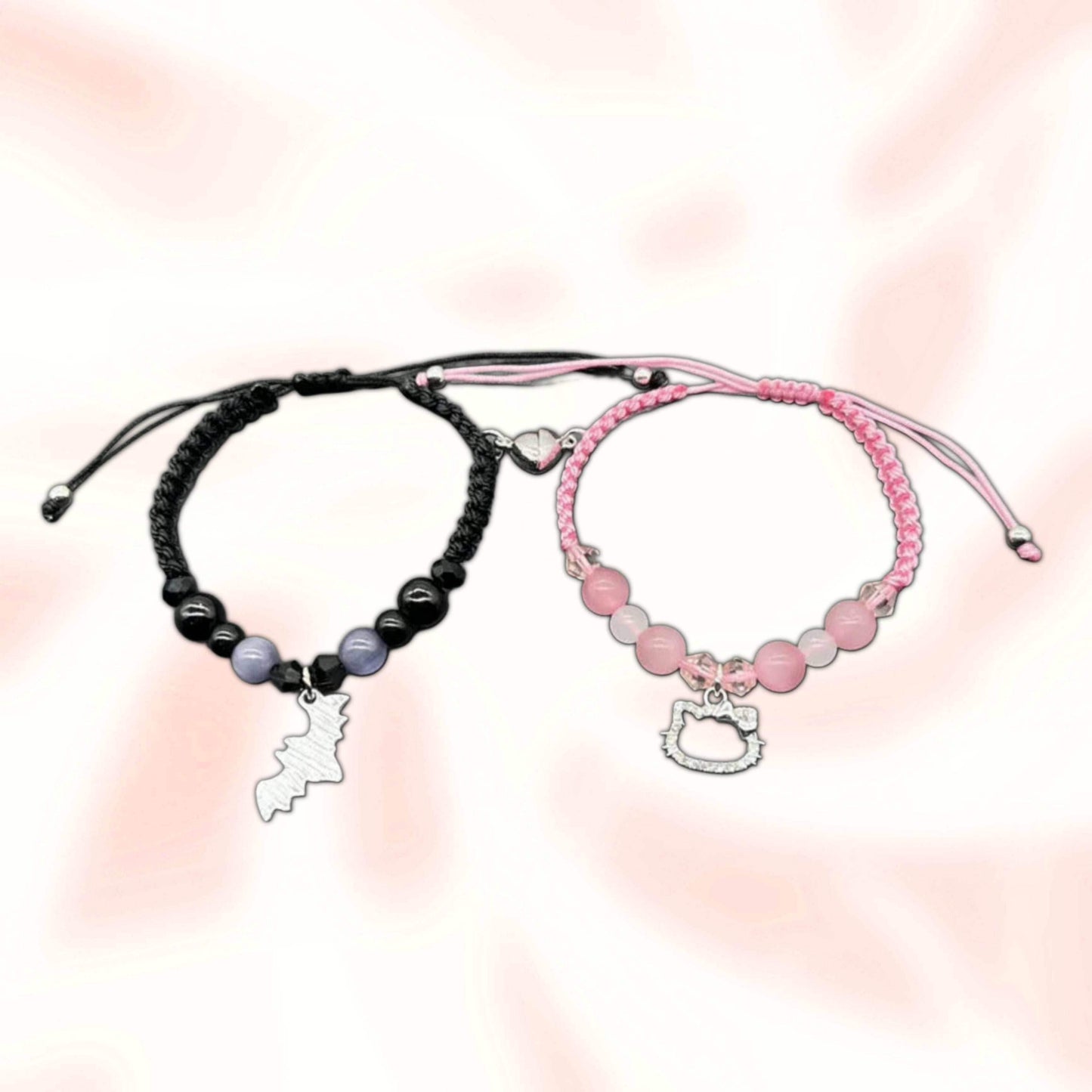 Matchy Hello Kitty & Batman Bracelets - Set Of 2 - Snuggle Heaven