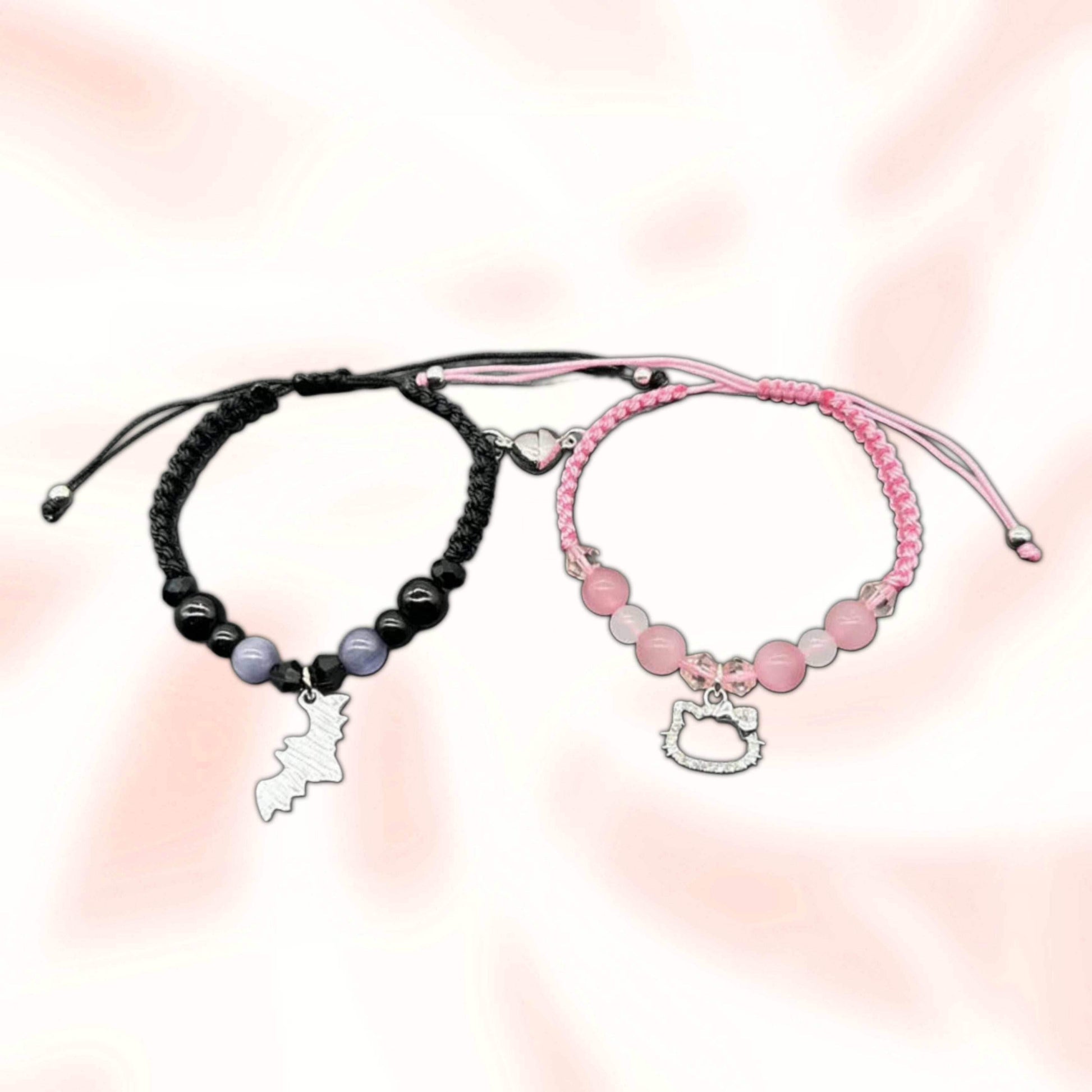 Matchy Hello Kitty & Batman Bracelets - Set Of 2 - Snuggle Heaven