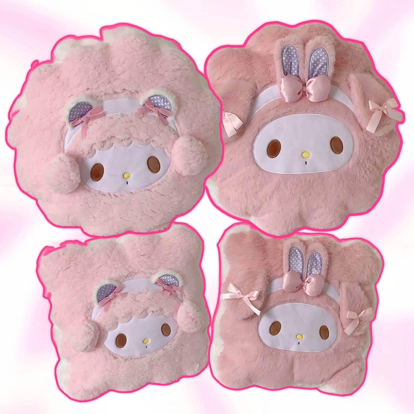 My Melody Fluffy Cloud Pillow (40x40cm) - Snuggle Heaven