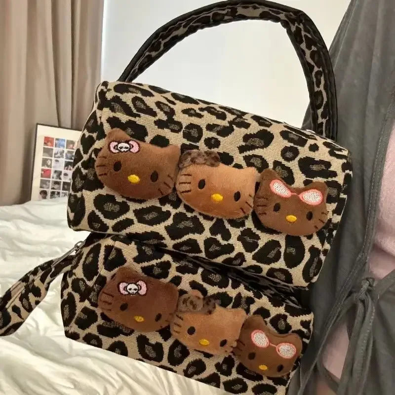 Hello Kitty Leopard Print Handbag - Snuggle Heaven