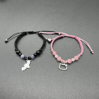 Matchy Hello Kitty & Batman Bracelets™ - Set Of 2