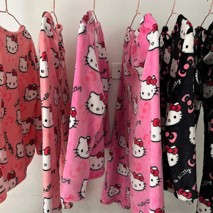 Hello Kitty Two Piece Pajama Set - Snuggle Heaven