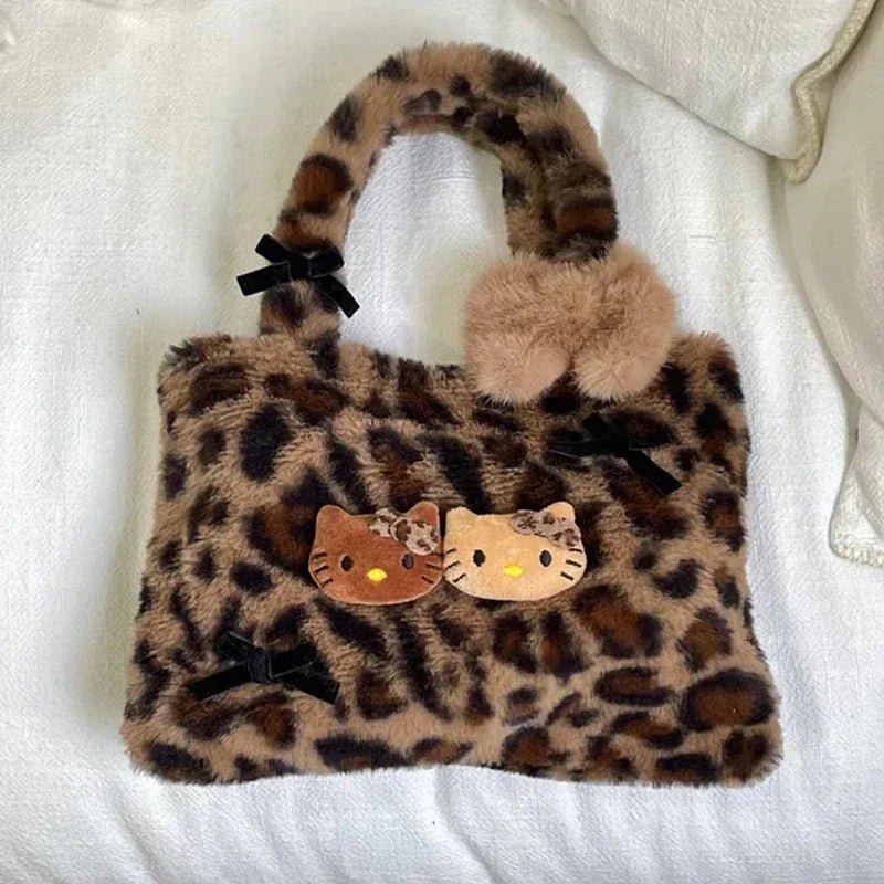 Hello Kitty Leopard Print Shopping Bag - Snuggle Heaven