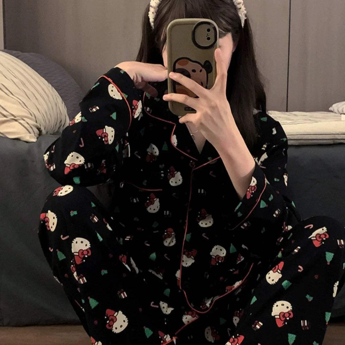 Hello Kitty Christmas Time Two-Piece Pajama - Snuggle Heaven