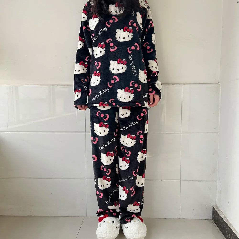 Hello Kitty Two Piece Pajama Set - Snuggle Heaven