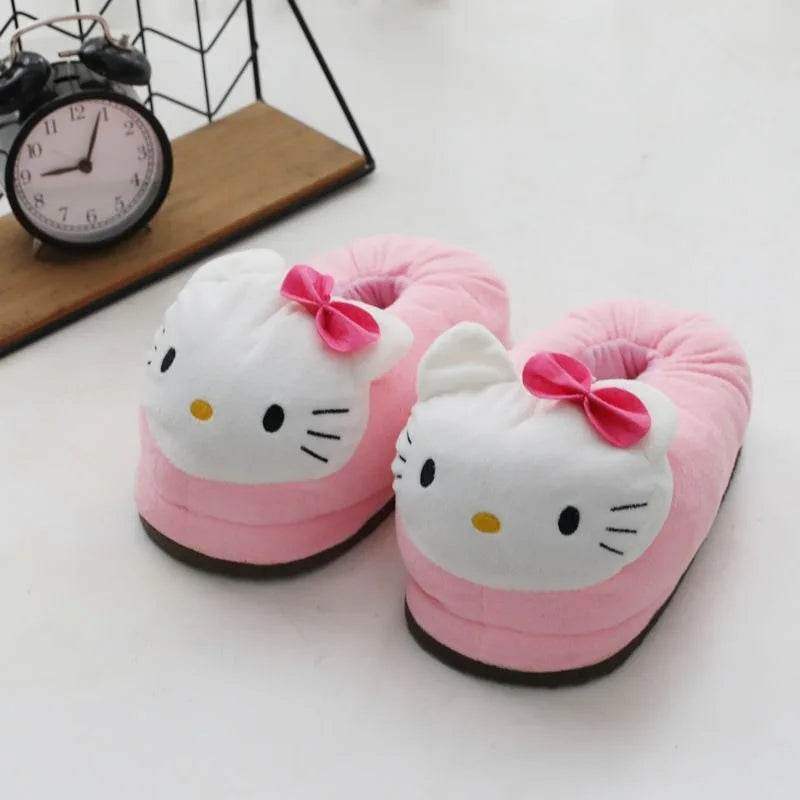 Adorable Hello Kitty Head Slippers - Snuggle Heaven