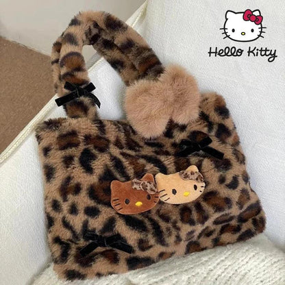 Hello Kitty Leopard Print Shopping Bag - Snuggle Heaven