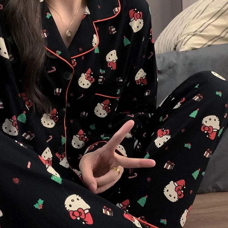 Hello Kitty Christmas Time Two-Piece Pajama - Snuggle Heaven