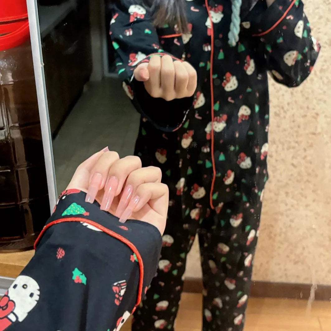 Hello Kitty Christmas Time Two-Piece Pajama - Snuggle Heaven