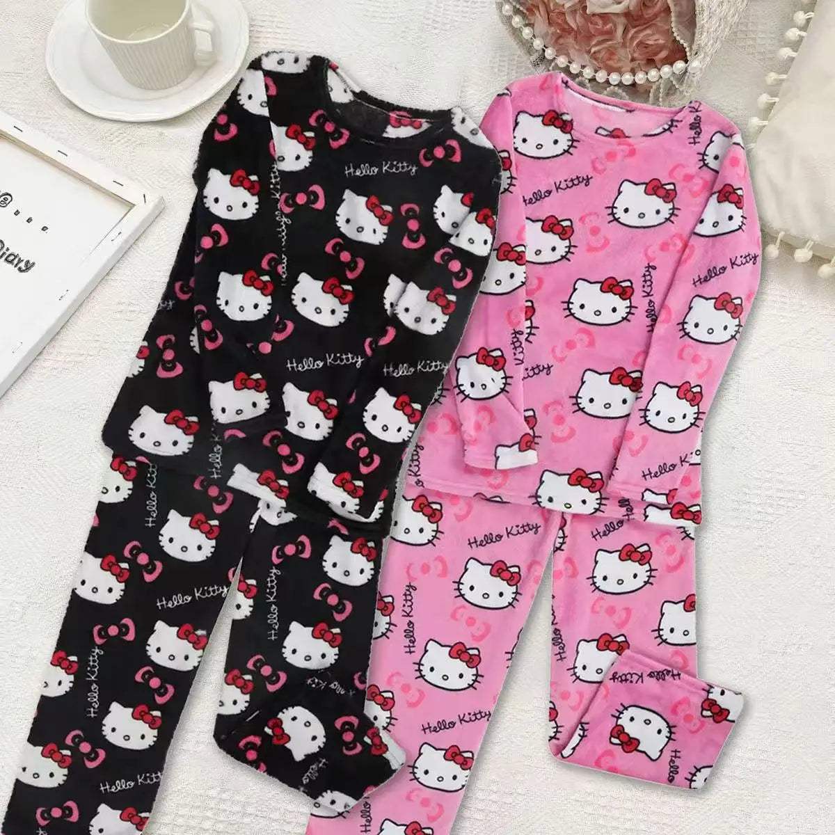 Hello Kitty Two Piece Pajama Set - Snuggle Heaven