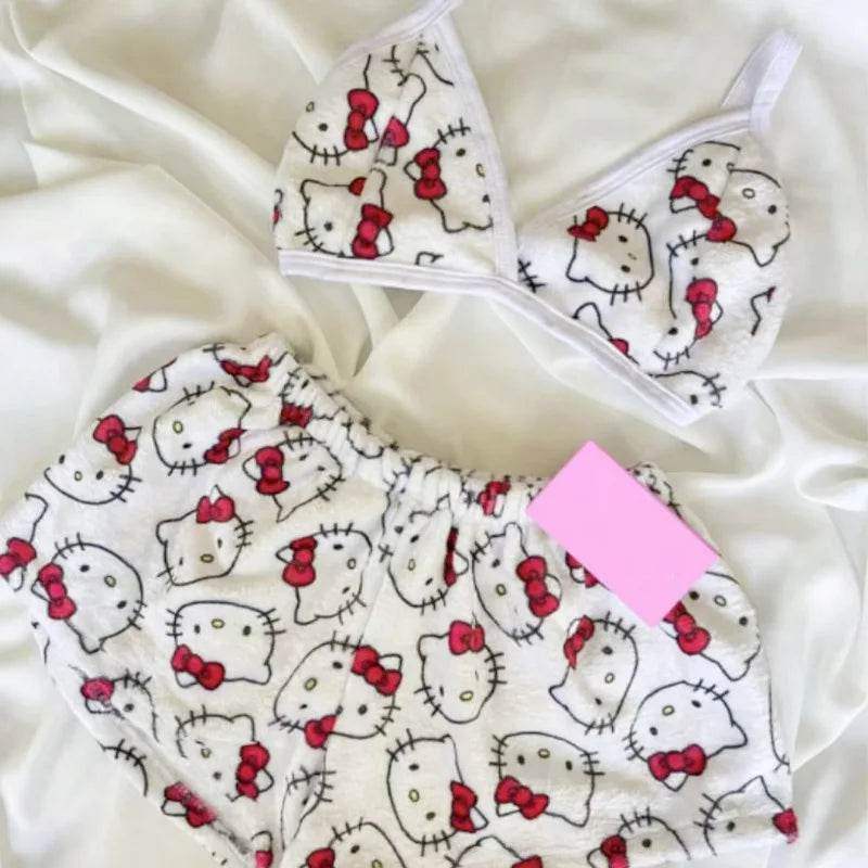 Hello Kitty Dream Set (Bra & Shorts) - Snuggle Heaven