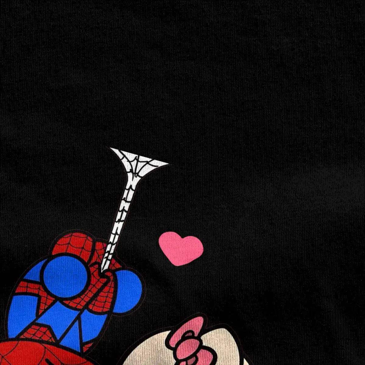 Hello Kitty x Spiderman Love T-Shirt - Snuggle Heaven