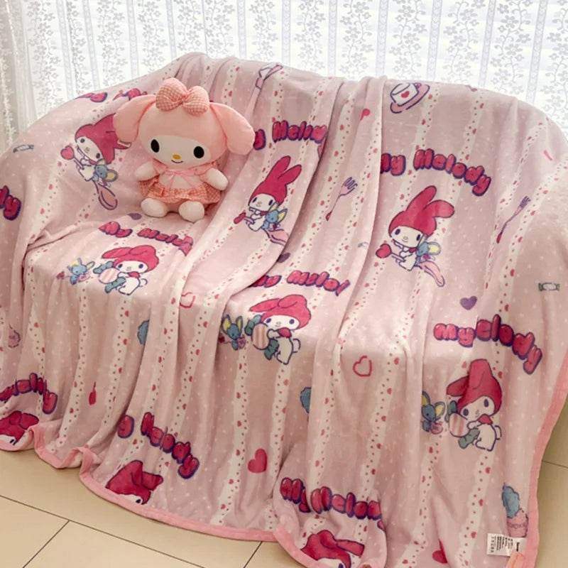 Hello Kitty Kawaii Nights Velvet Blanket - Snuggle Heaven