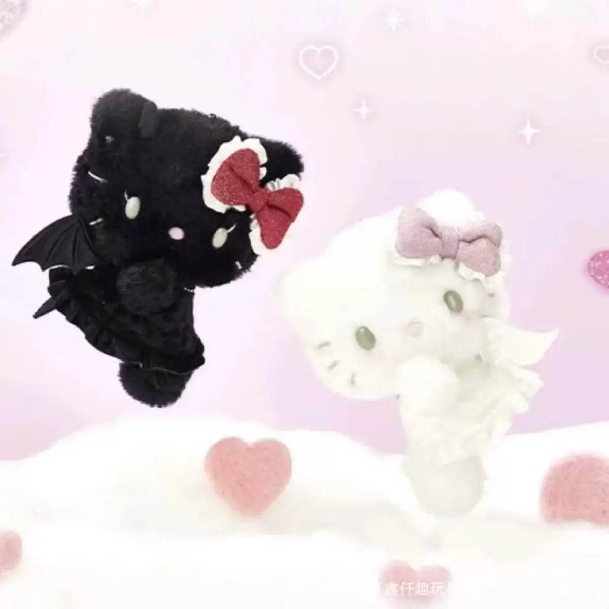 Light & Dark Plushie Keychains (12cm/5") - Snuggle Heaven