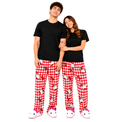 Hello Kitty red gingham pajama pants
