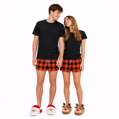 Classic Plaid Pajama Shorts