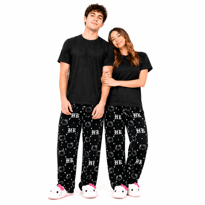 Hello Kitty Dark HK Monogram Pajama Pants
