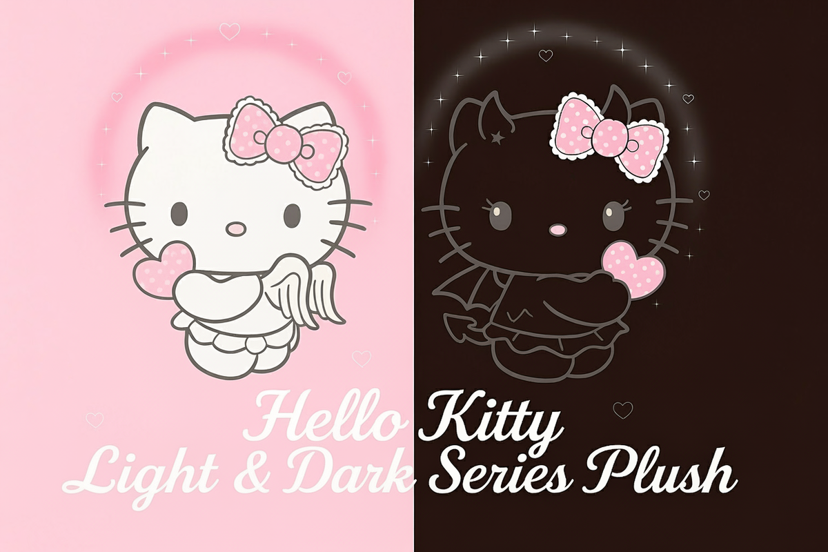Hello Kitty Light & Dark Series Plush