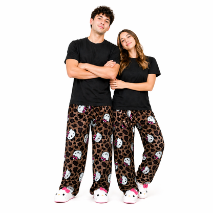 Hello Kitty Leopard Print Pajama Pants